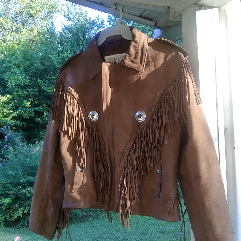 Ladies leather jacket